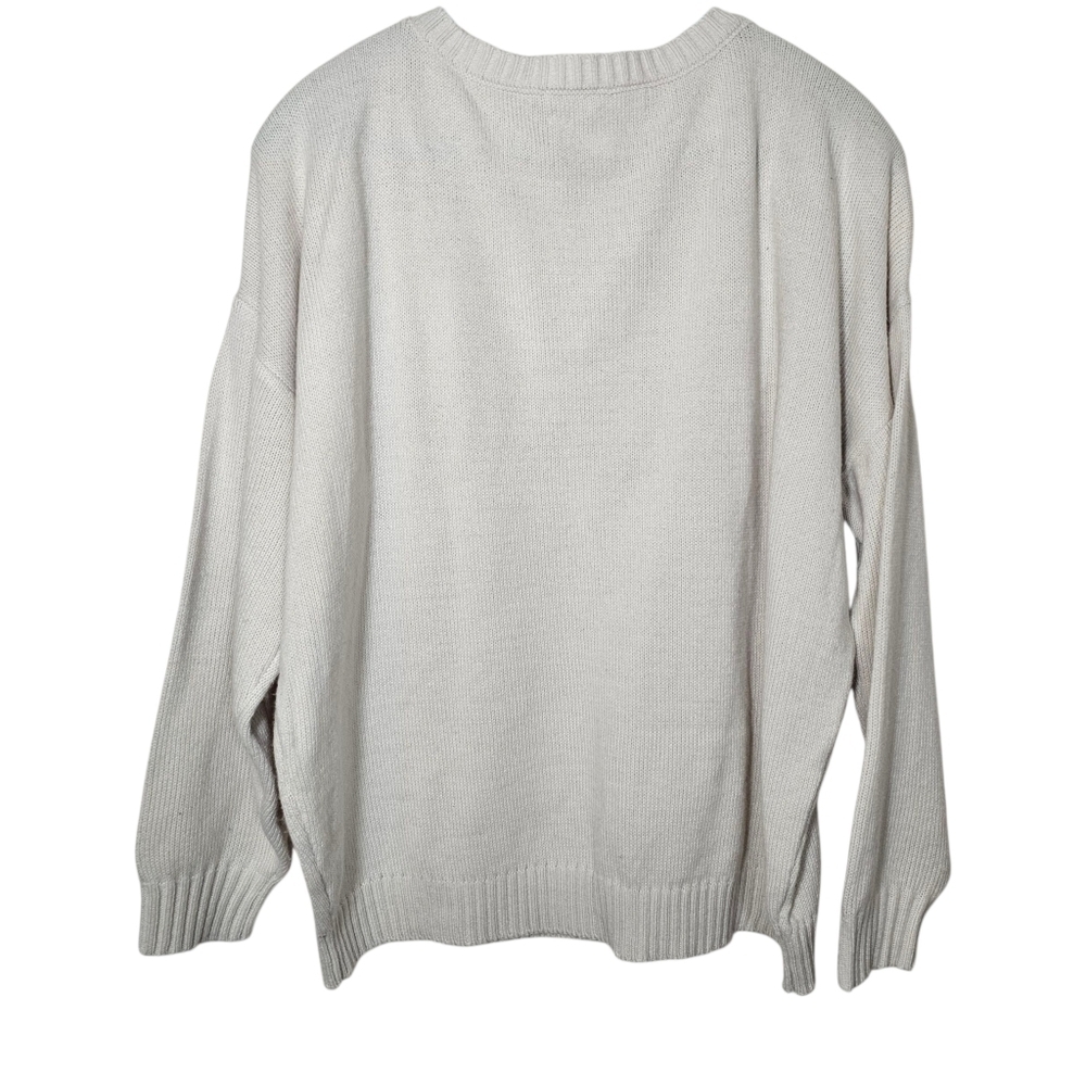 saltwater LUXE Take Me to Paradise Sweater in Cream•Size Large•NWOT! - Picture 9 of 9